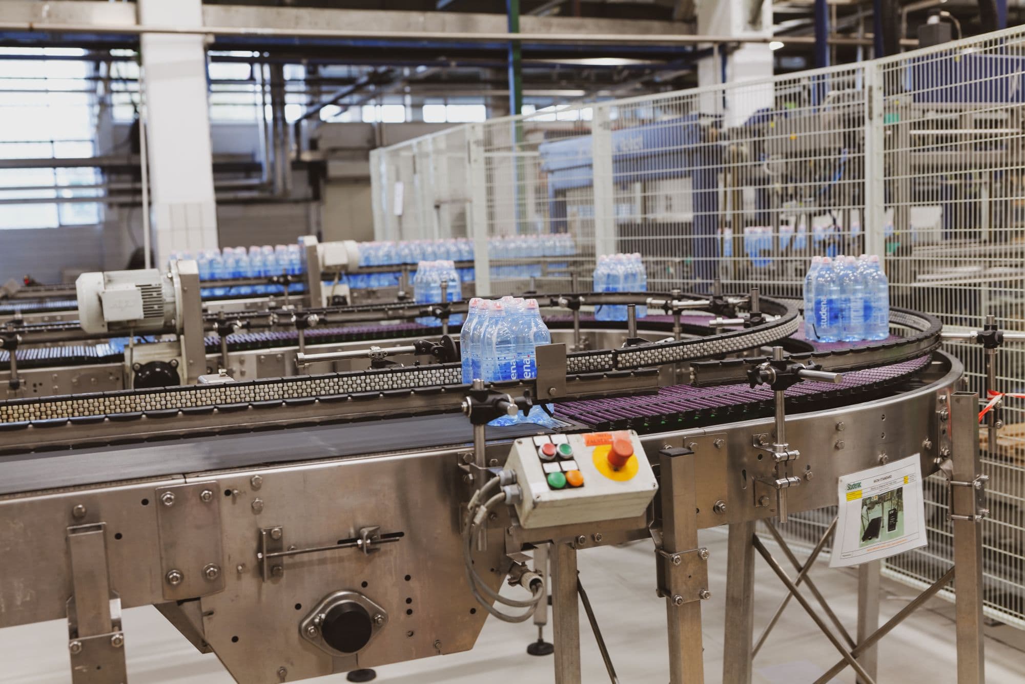 Automated water bottling production line